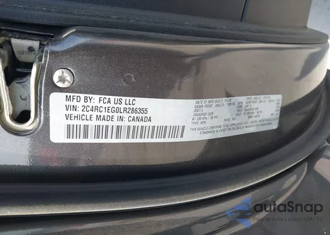 2020 Chrysler Pacifica Touring L Plus from USA, damaged, VIN 2C4RC1EG0LR286355